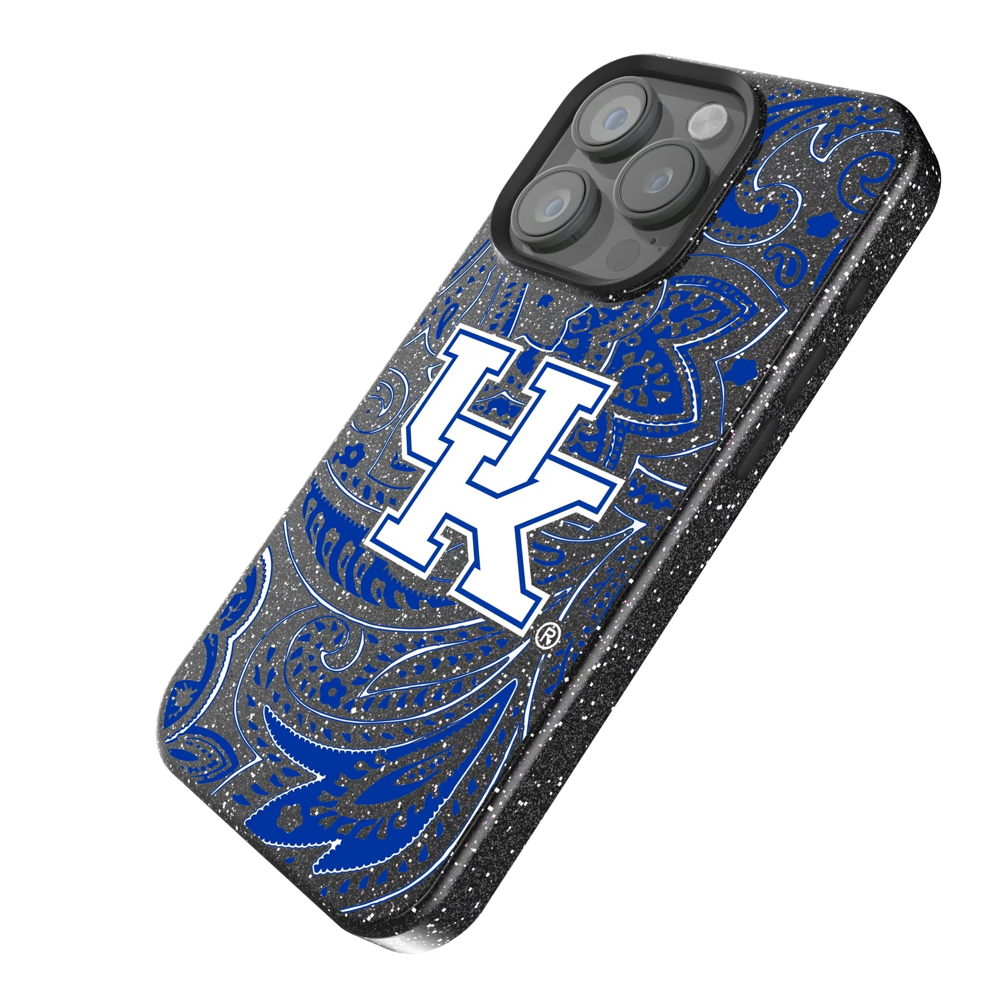 University of Kentucky Wildcats Paisley Bling Phone Case