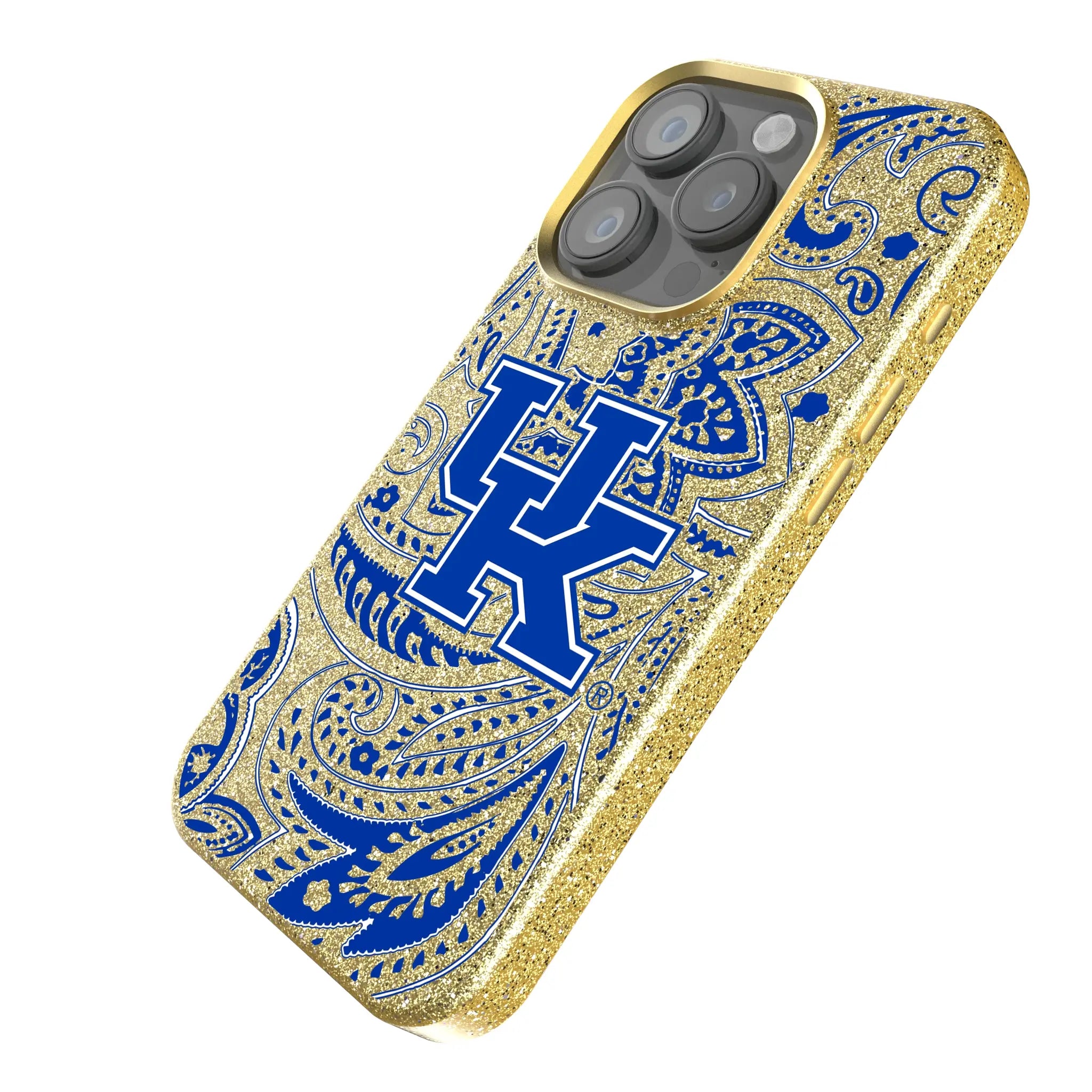 University of Kentucky Wildcats Paisley Bling Phone Case