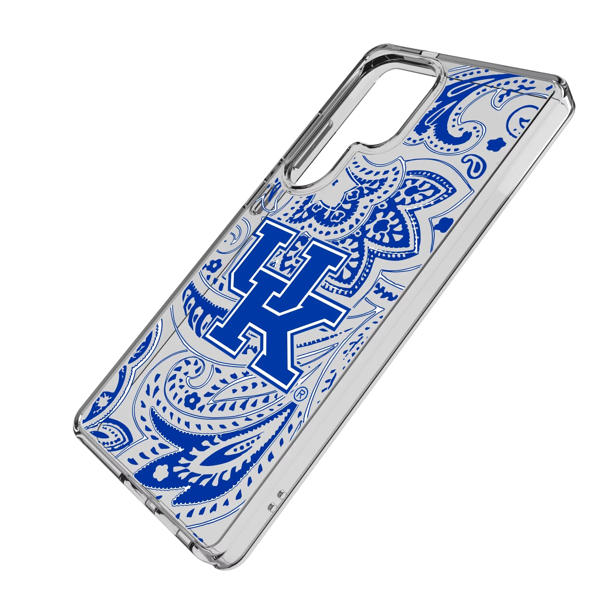 University of Kentucky Wildcats Paisley Clear Phone Case for Samsung Galaxy