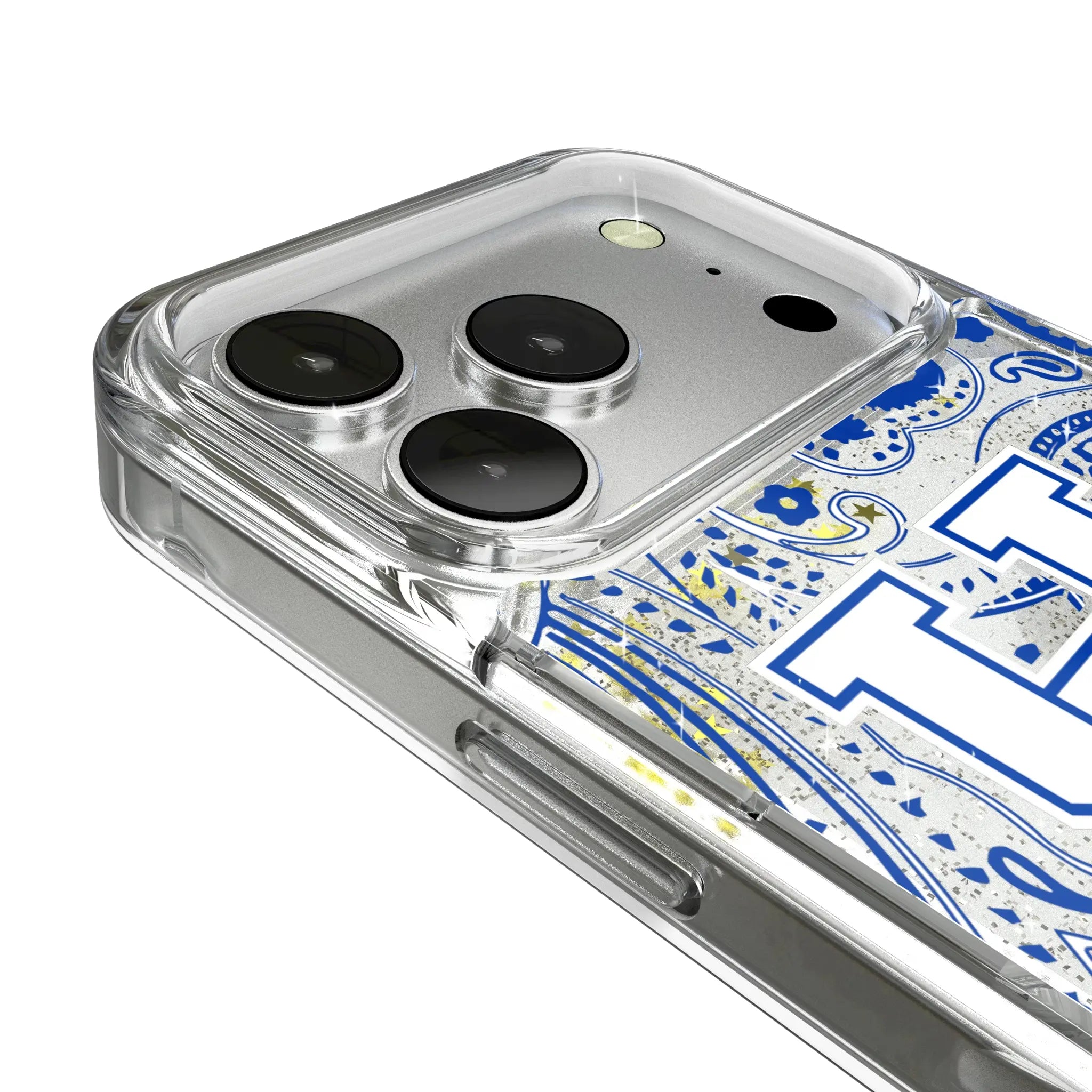 University of Kentucky Wildcats Paisley Glitter Phone Case