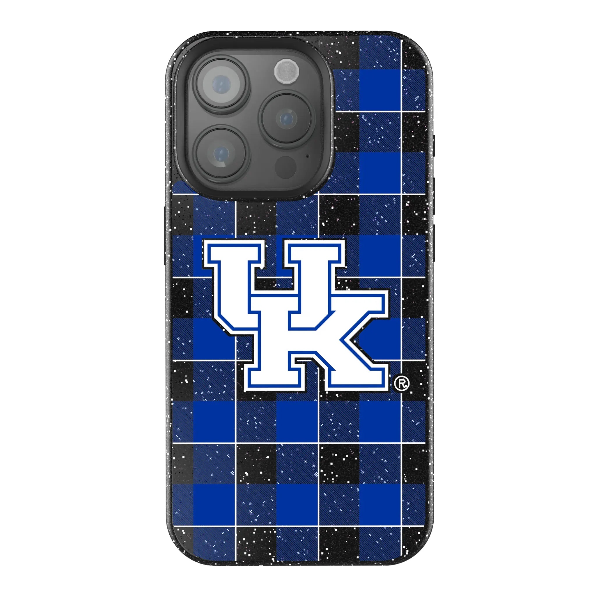 University of Kentucky Wildcats Plaid Bling Phone Case