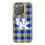University of Kentucky Wildcats Plaid Bling Phone Case