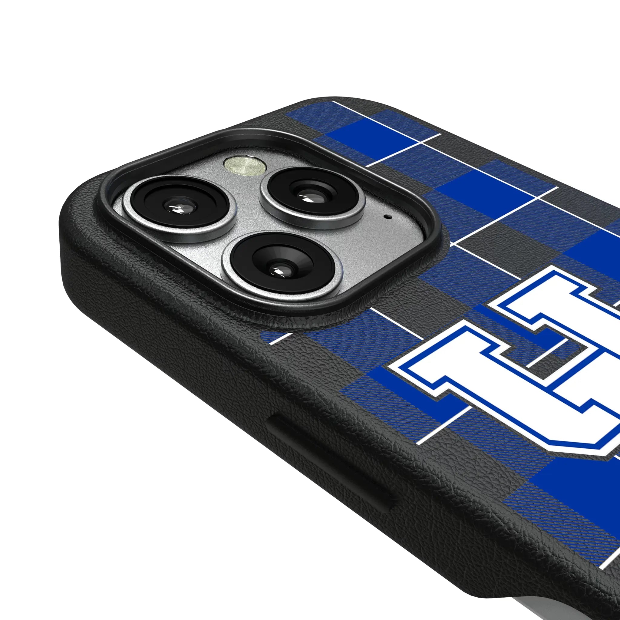 University of Kentucky Wildcats Plaid MagSafe Compatible Phone Case for Apple iPhone