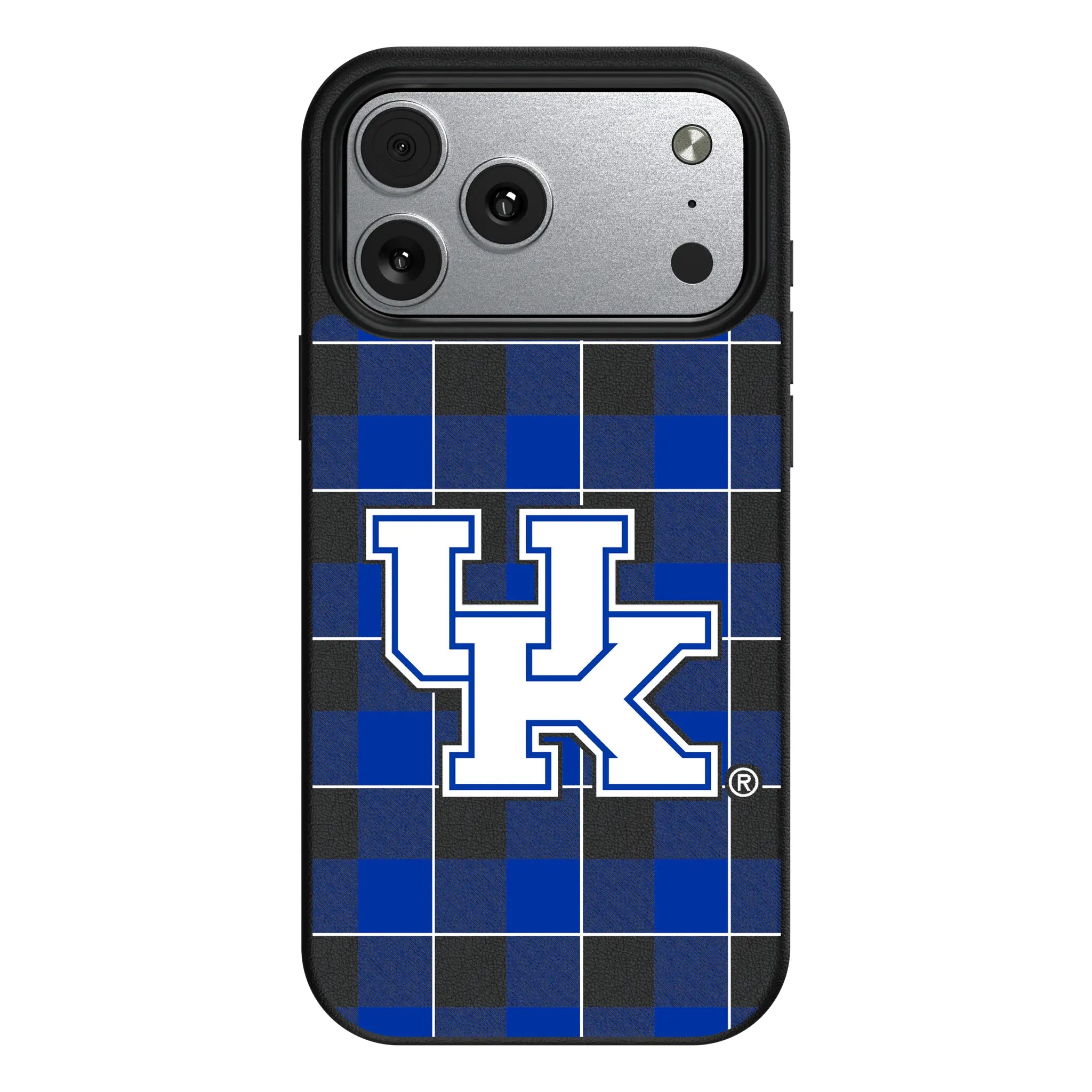 University of Kentucky Wildcats Plaid MagSafe Compatible Phone Case for Apple iPhone