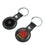 University of Maryland Terrapins Insignia Black Airtag Holder 2-Pack