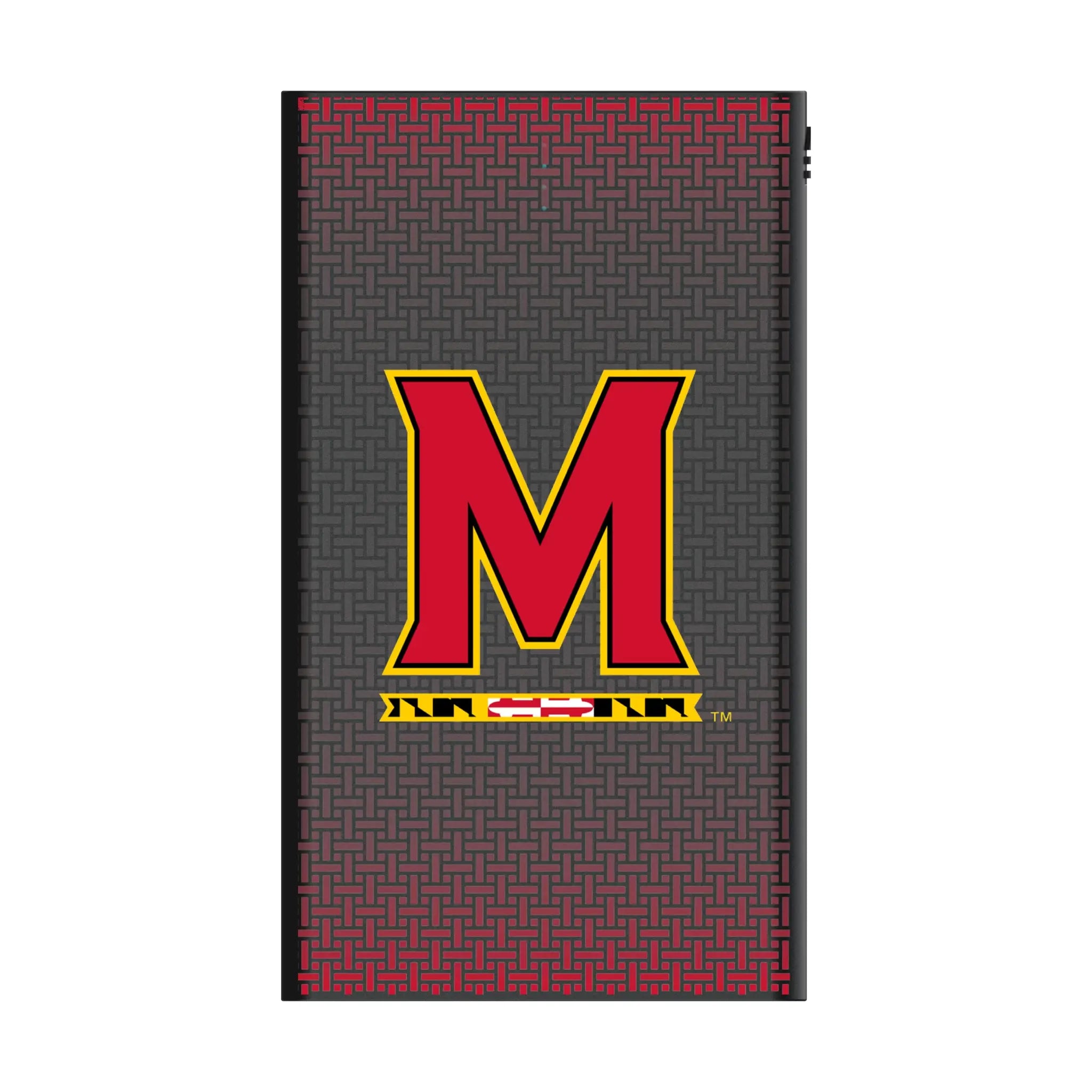 University of Maryland Terrapins Linen 5000mAh Flat Powerbank