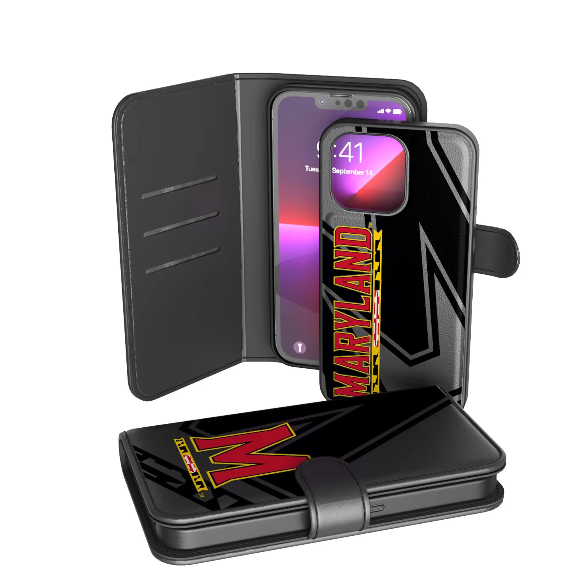 Maryland Terrapins Tilt Wallet Case