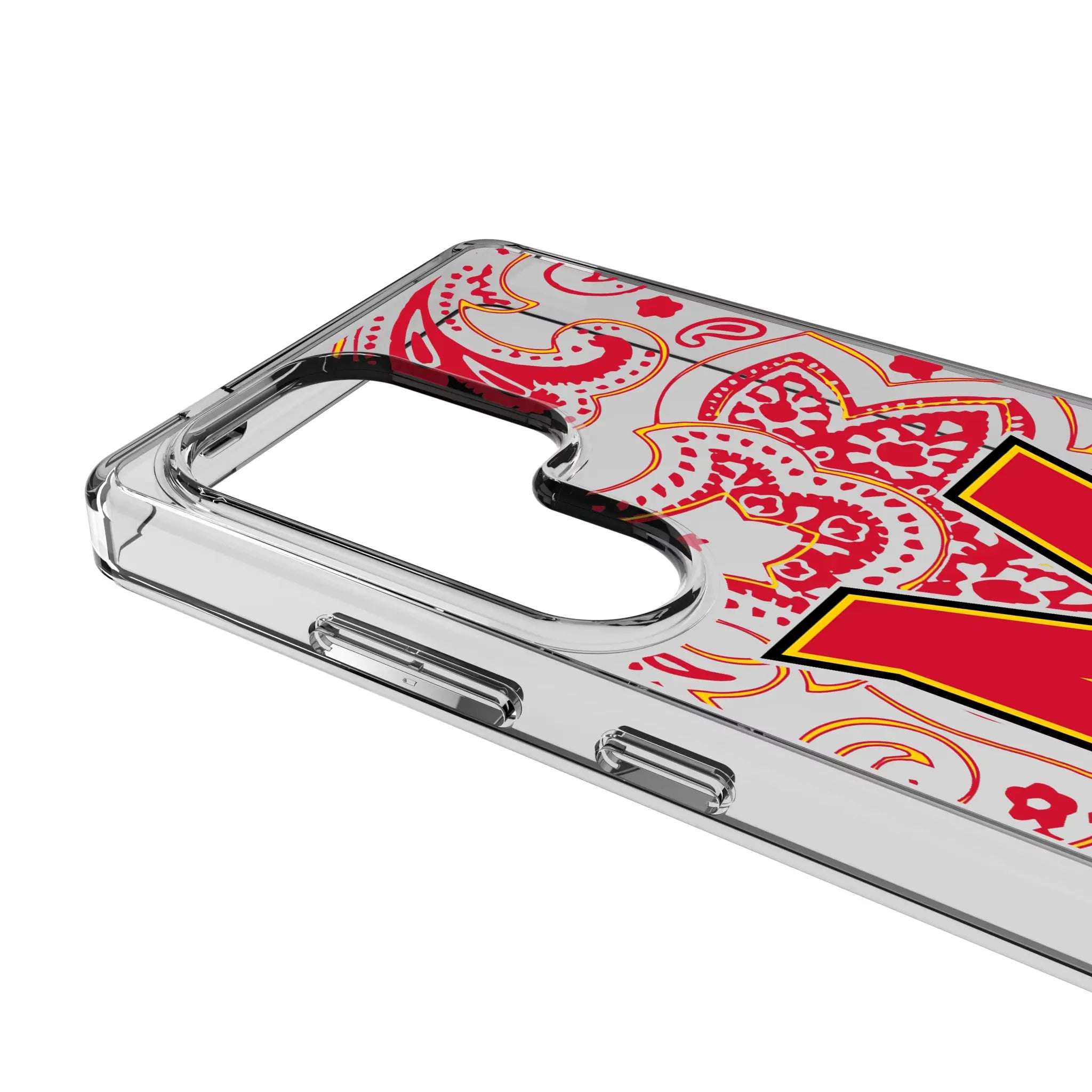 University of Maryland Terrapins Paisley Clear Phone Case for Samsung Galaxy