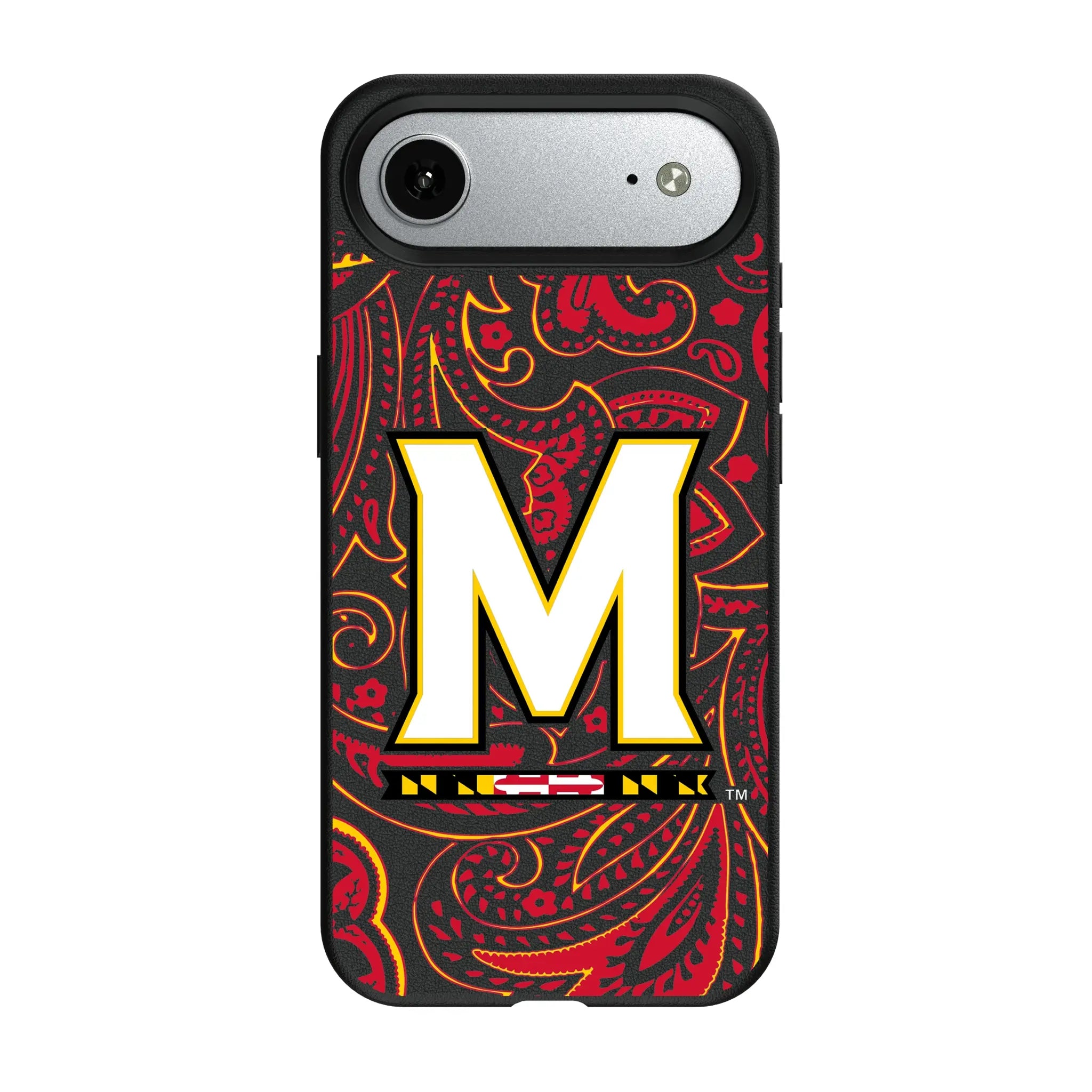 University of Maryland Terrapins Paisley MagSafe Compatible Phone Case for Apple iPhone