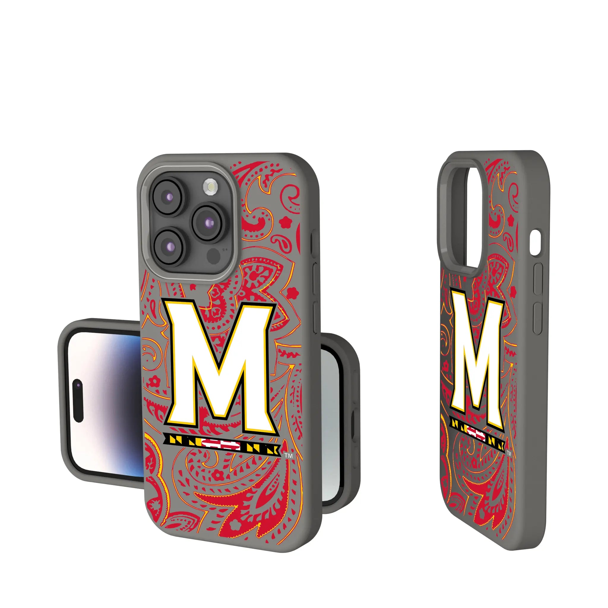 University of Maryland Terrapins Paisley Soft Touch Phone Case