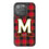 University of Maryland Terrapins Plaid Bling Phone Case