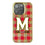 University of Maryland Terrapins Plaid Bling Phone Case