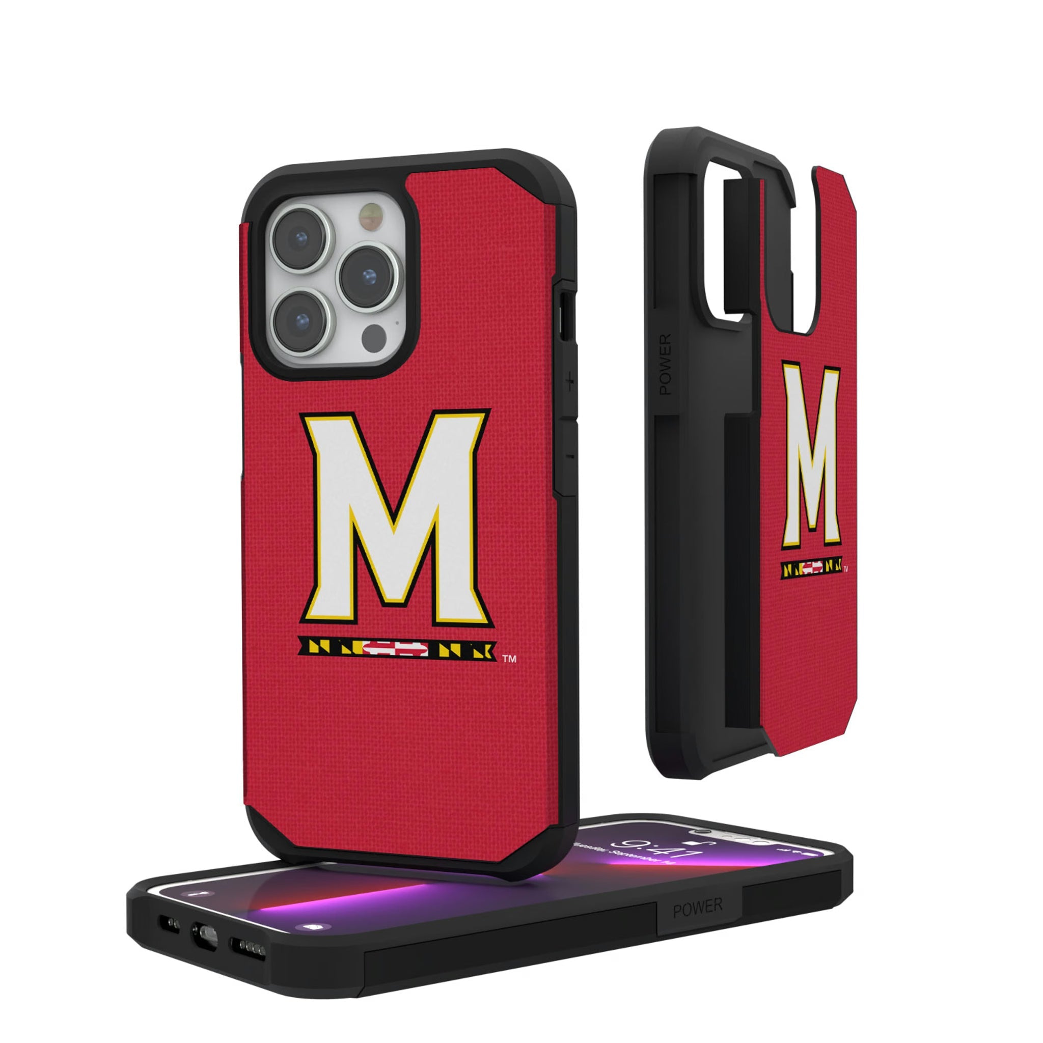 University of Maryland Terrapins Solid Rugged Phone Case - Sports Gifts, Sports Memorabilia, Sports Collectibles, Fan Shop