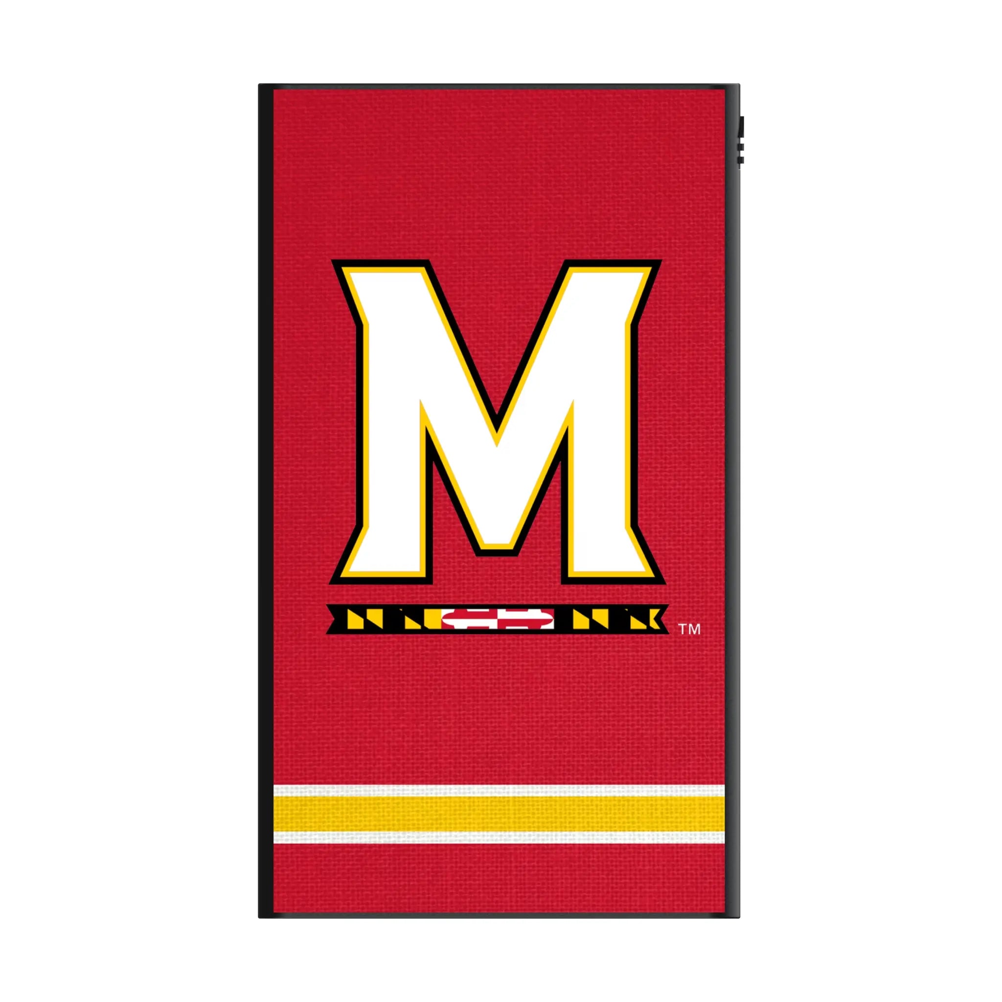University of Maryland Terrapins Stripe 5000mAh Flat Powerbank