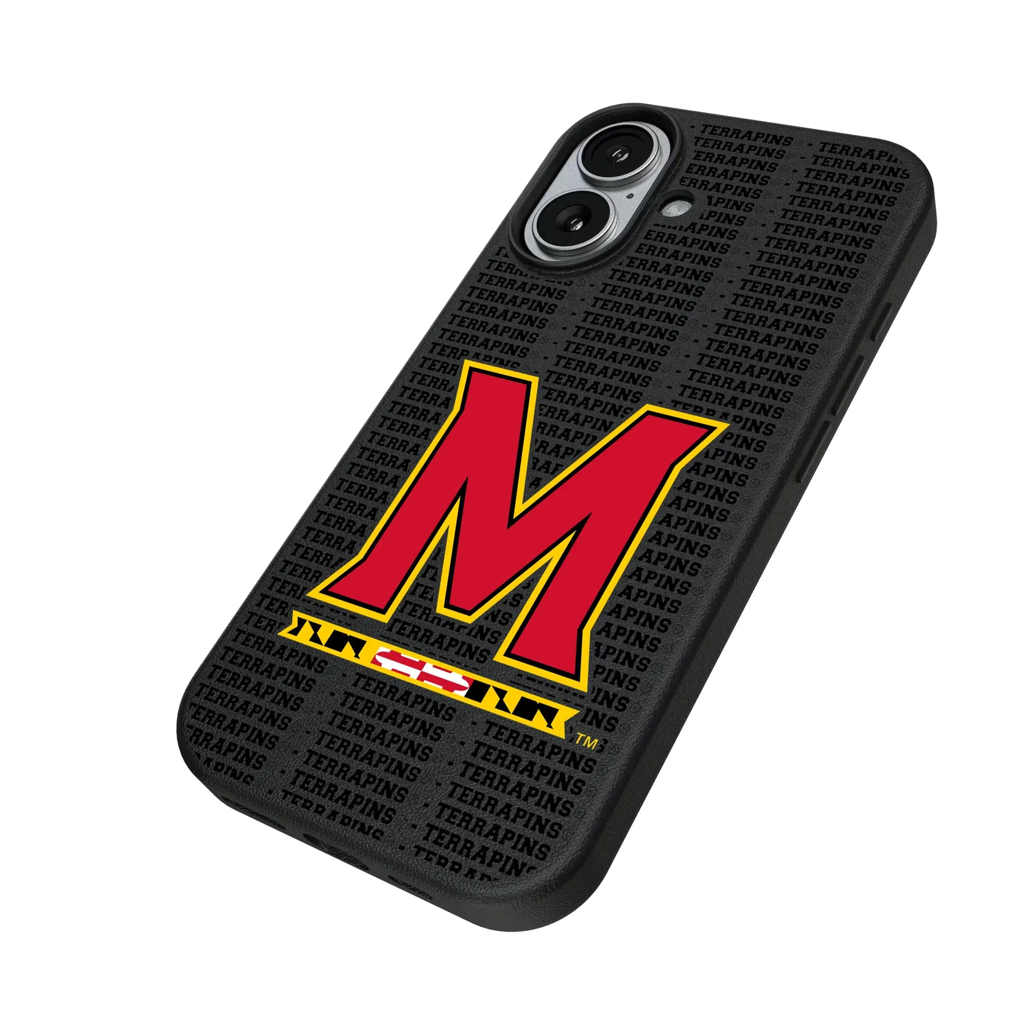 University of Maryland Terrapins Text Backdrop MagSafe Compatible Phone Case for Apple iPhone