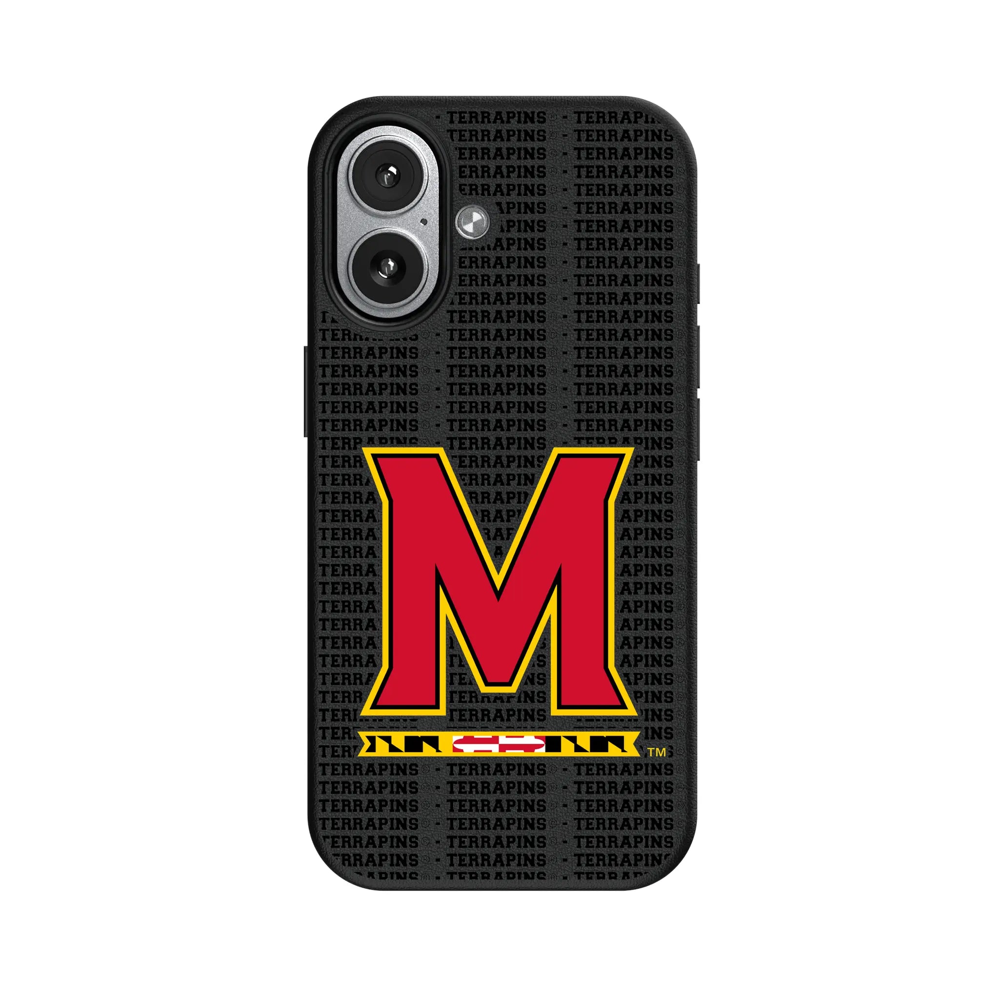 University of Maryland Terrapins Text Backdrop MagSafe Compatible Phone Case for Apple iPhone