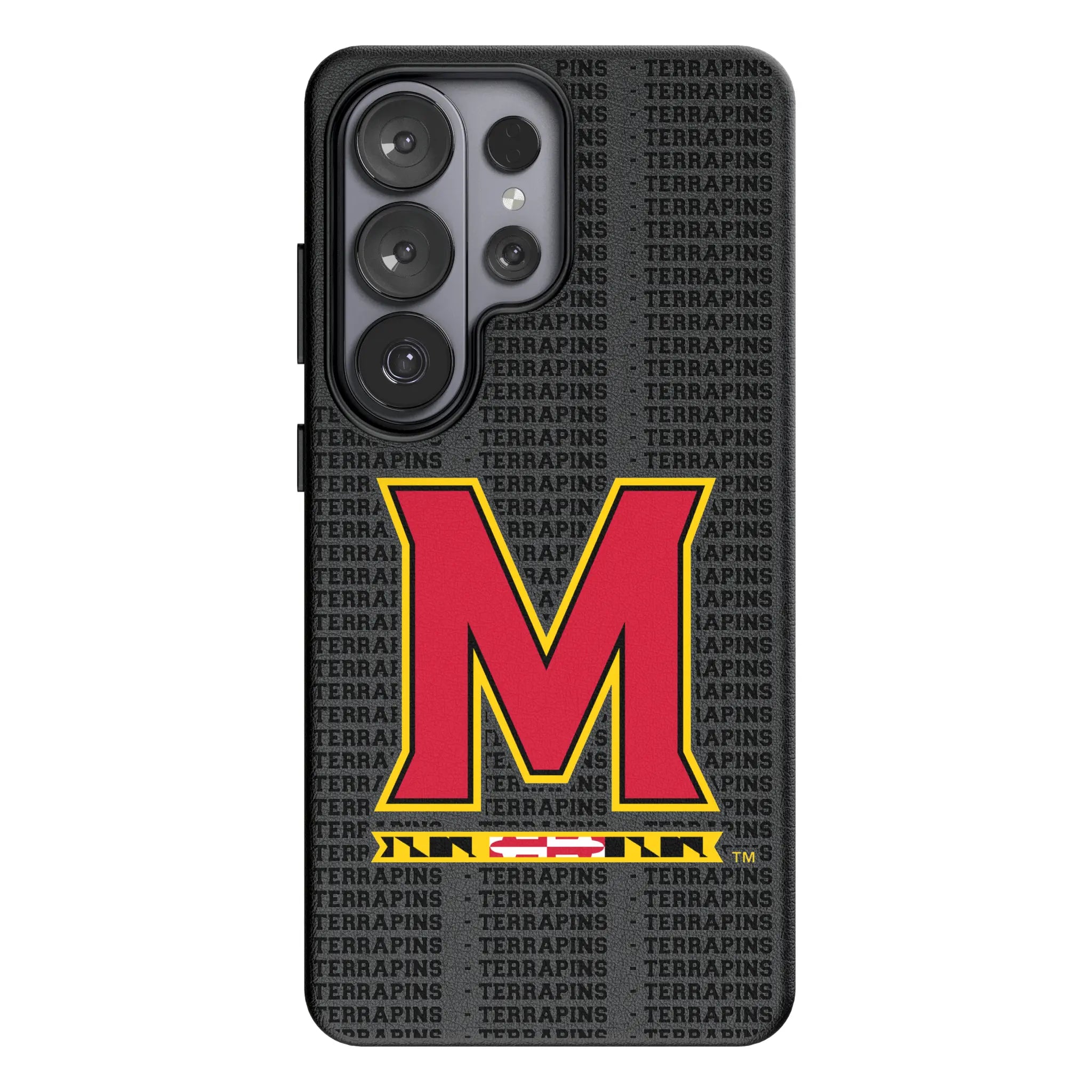 University of Maryland Terrapins Text Backdrop MagSafe Compatible Phone Case for Samsung Galaxy