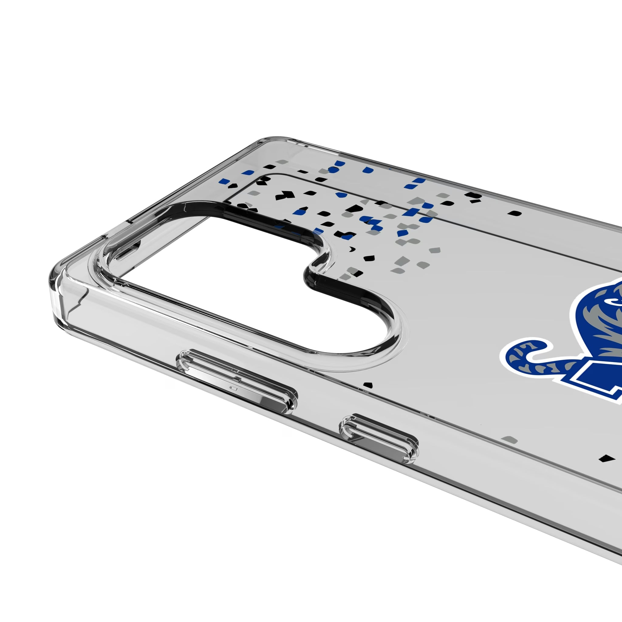 University of Memphis Tigers Confetti Clear Phone Case for Samsung Galaxy