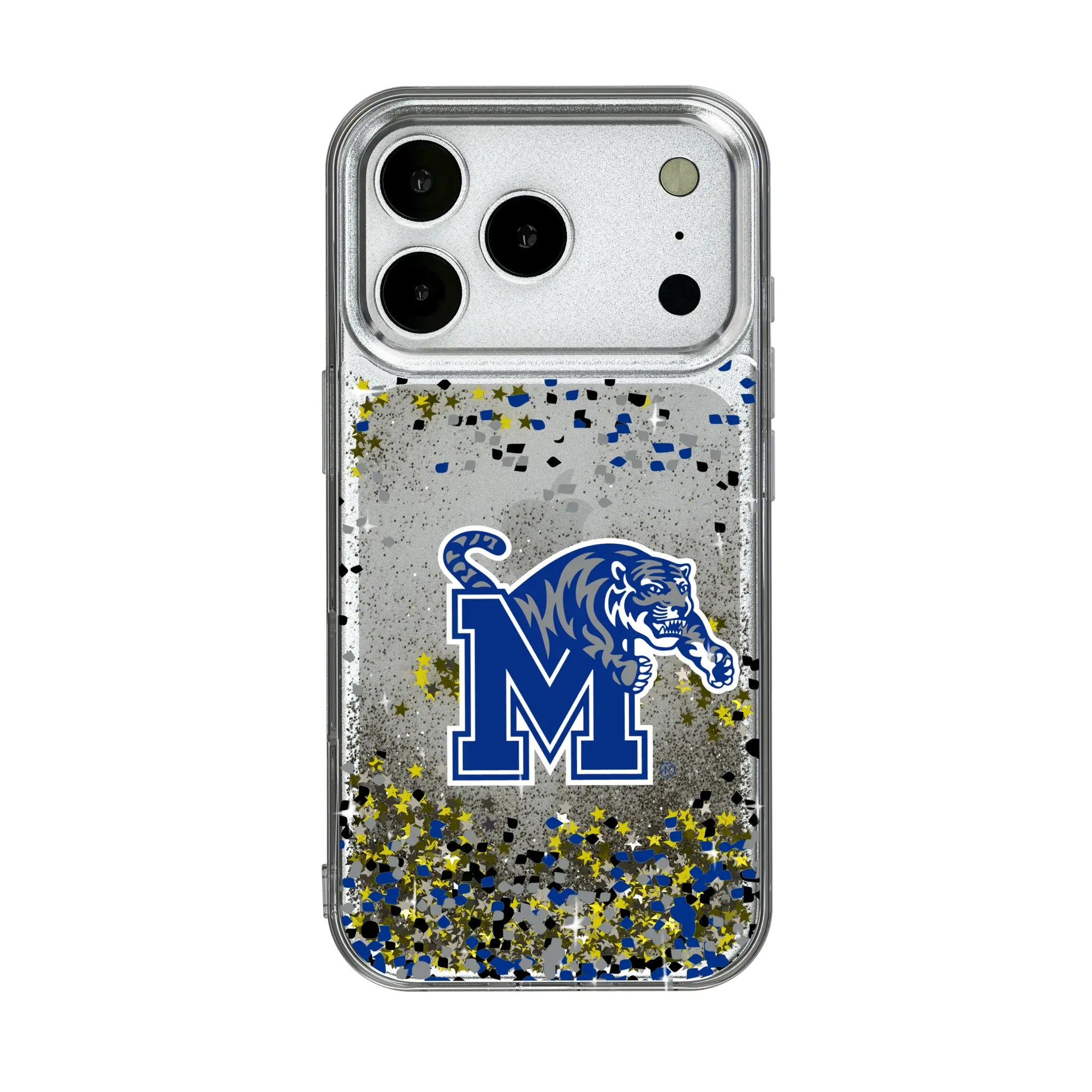University of Memphis Tigers Confetti Glitter Phone Case