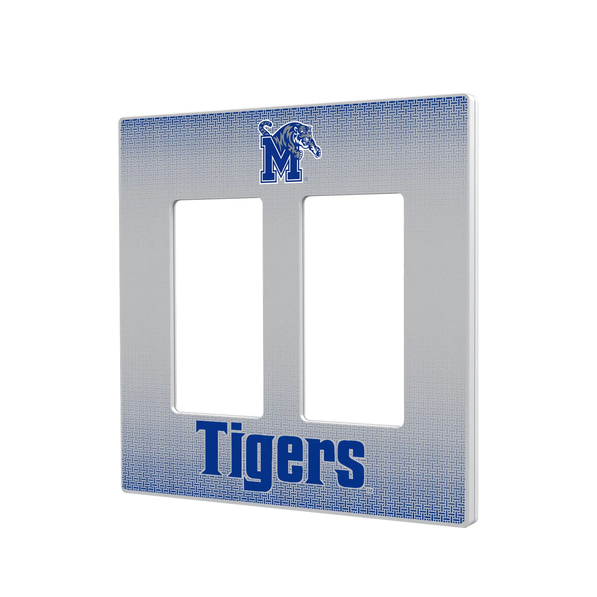 University of Memphis Tigers Linen Hidden-Screw Light Switch Plate