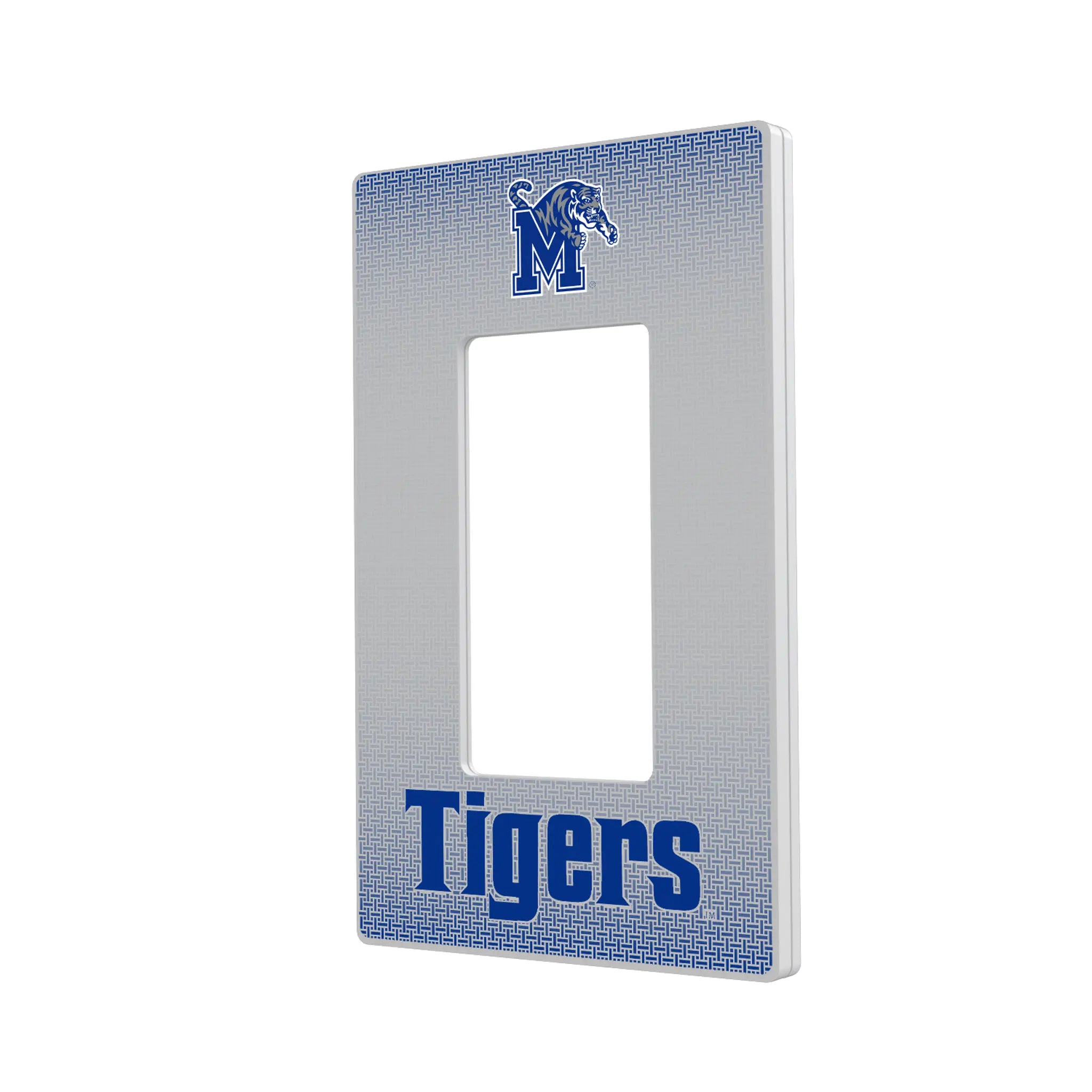 University of Memphis Tigers Linen Hidden-Screw Light Switch Plate