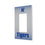 University of Memphis Tigers Linen Hidden-Screw Light Switch Plate