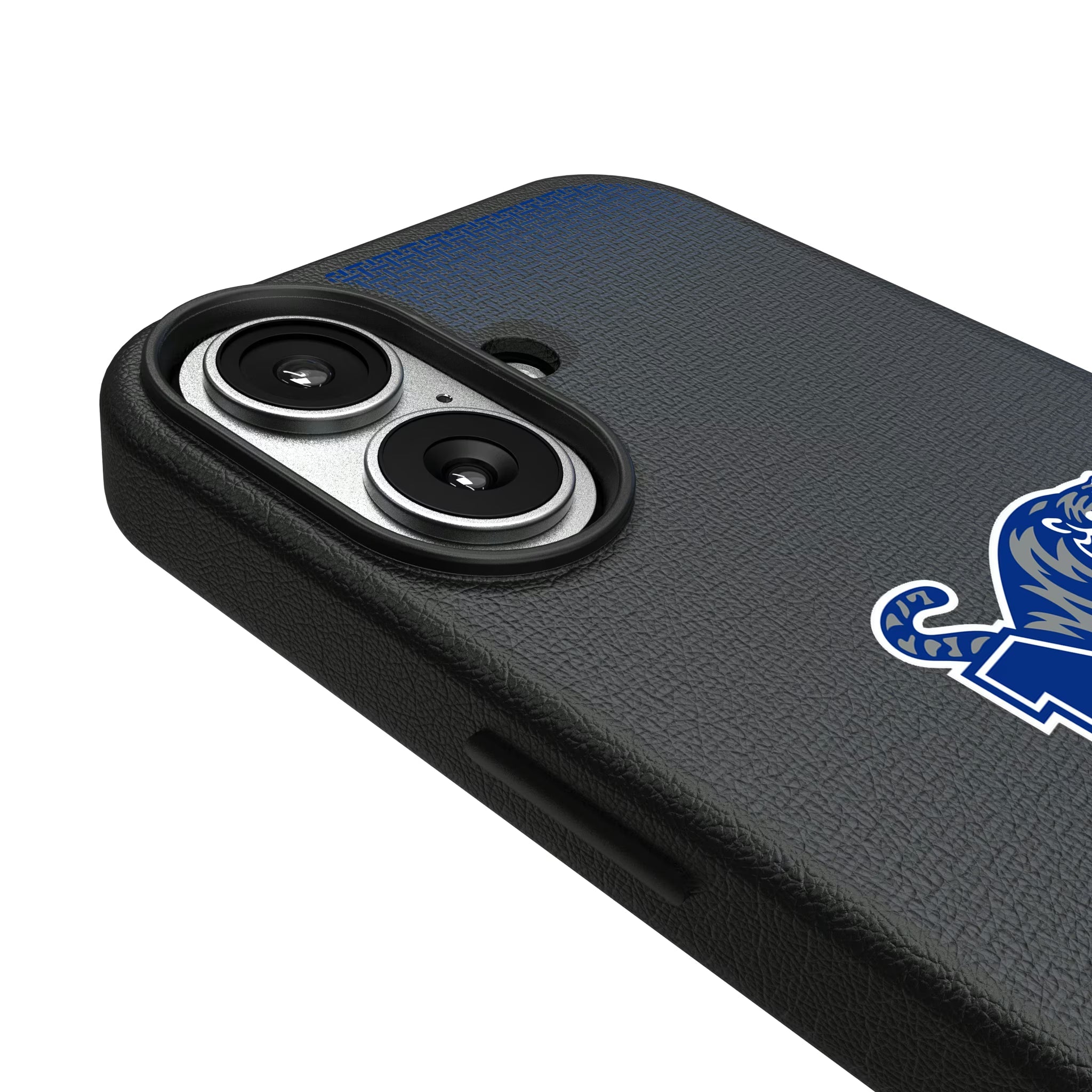 University of Memphis Tigers Linen MagSafe Compatible Phone Case for Apple iPhone - Sports Gifts, Sports Memorabilia, Sports Collectibles, Fan Shop