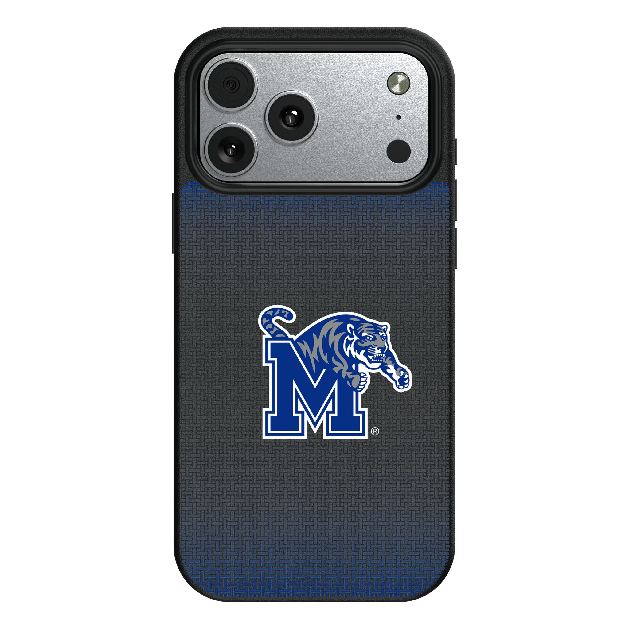 University of Memphis Tigers Linen MagSafe Compatible Phone Case for Apple iPhone - Sports Gifts, Sports Memorabilia, Sports Collectibles, Fan Shop