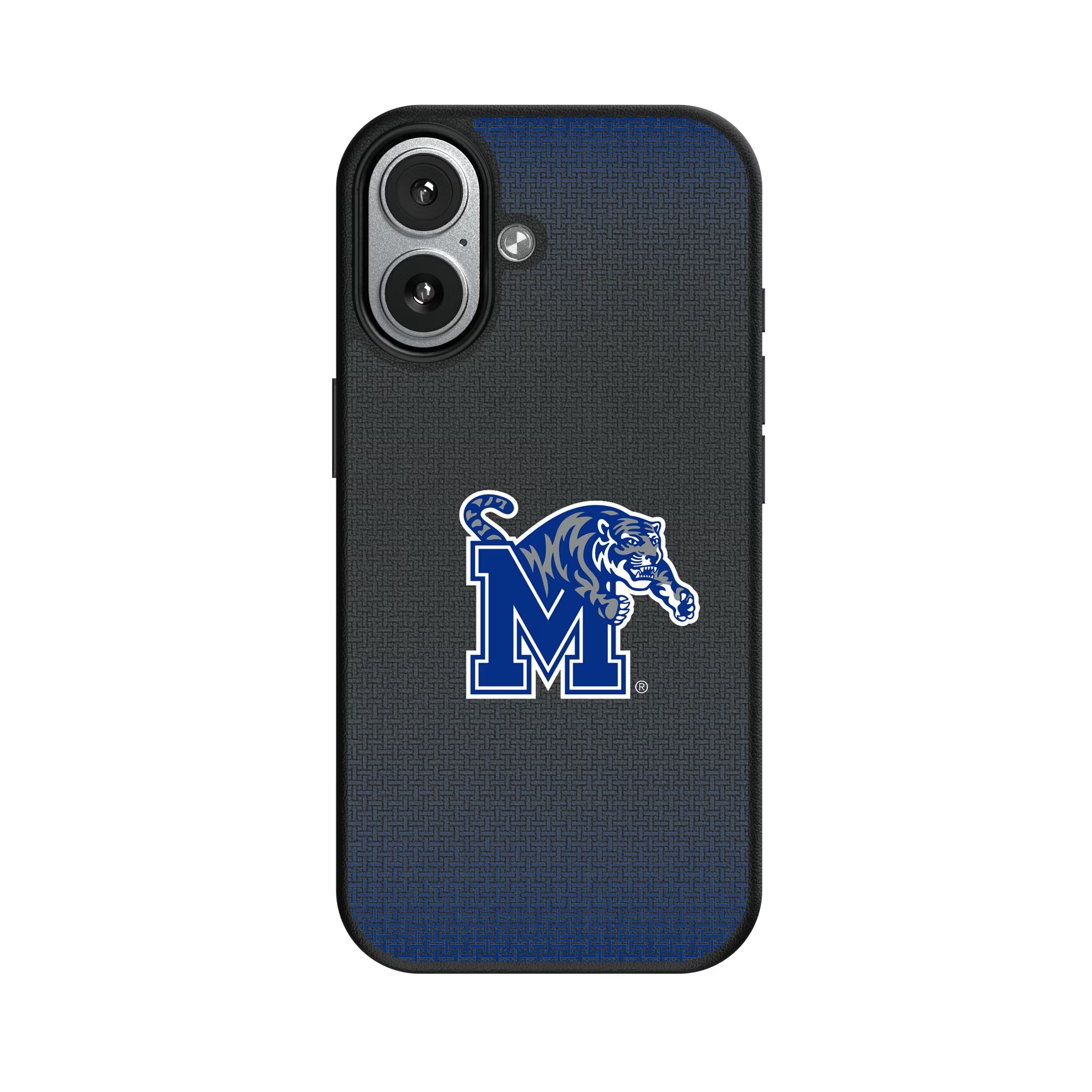 University of Memphis Tigers Linen MagSafe Compatible Phone Case for Apple iPhone - Sports Gifts, Sports Memorabilia, Sports Collectibles, Fan Shop
