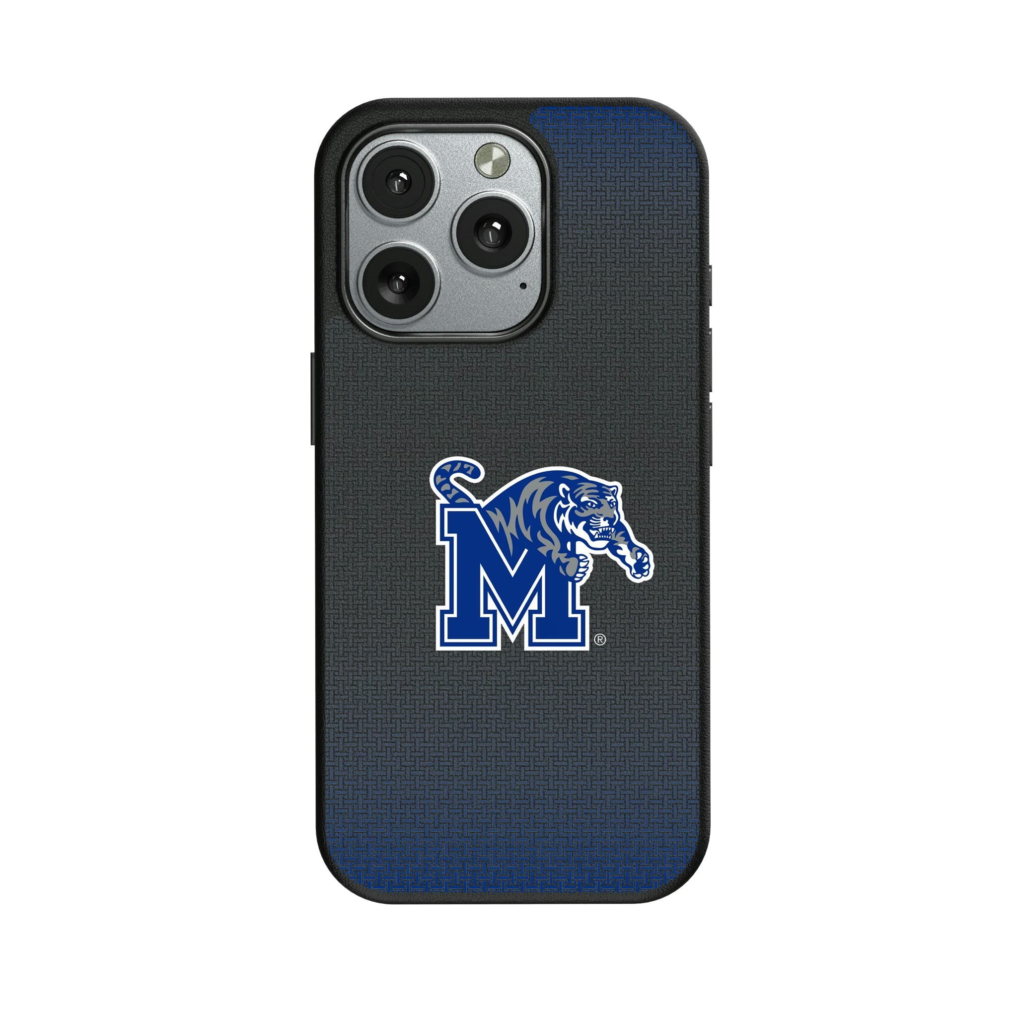University of Memphis Tigers Linen MagSafe Compatible Phone Case for Apple iPhone - Sports Gifts, Sports Memorabilia, Sports Collectibles, Fan Shop