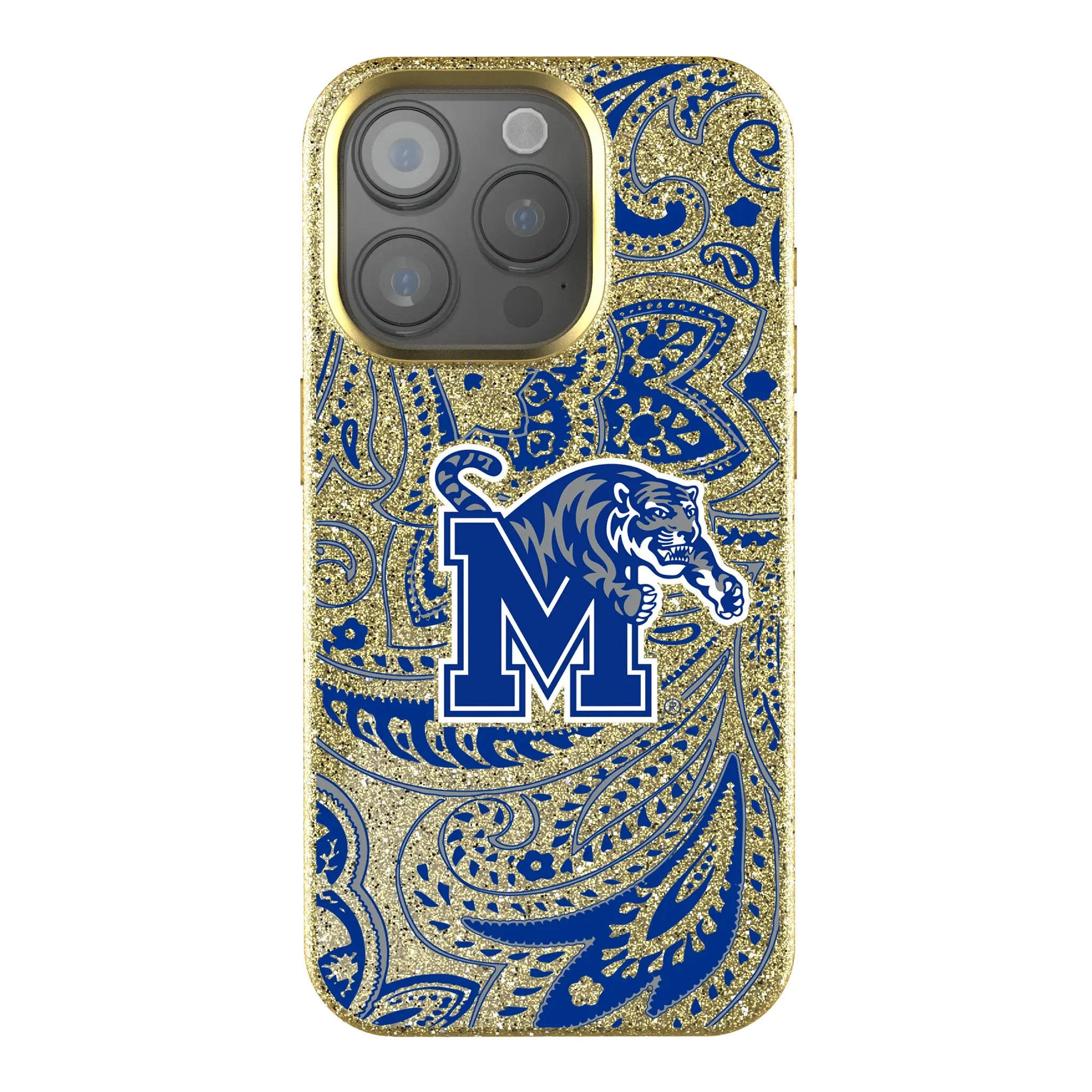 University of Memphis Tigers Paisley Bling Phone Case