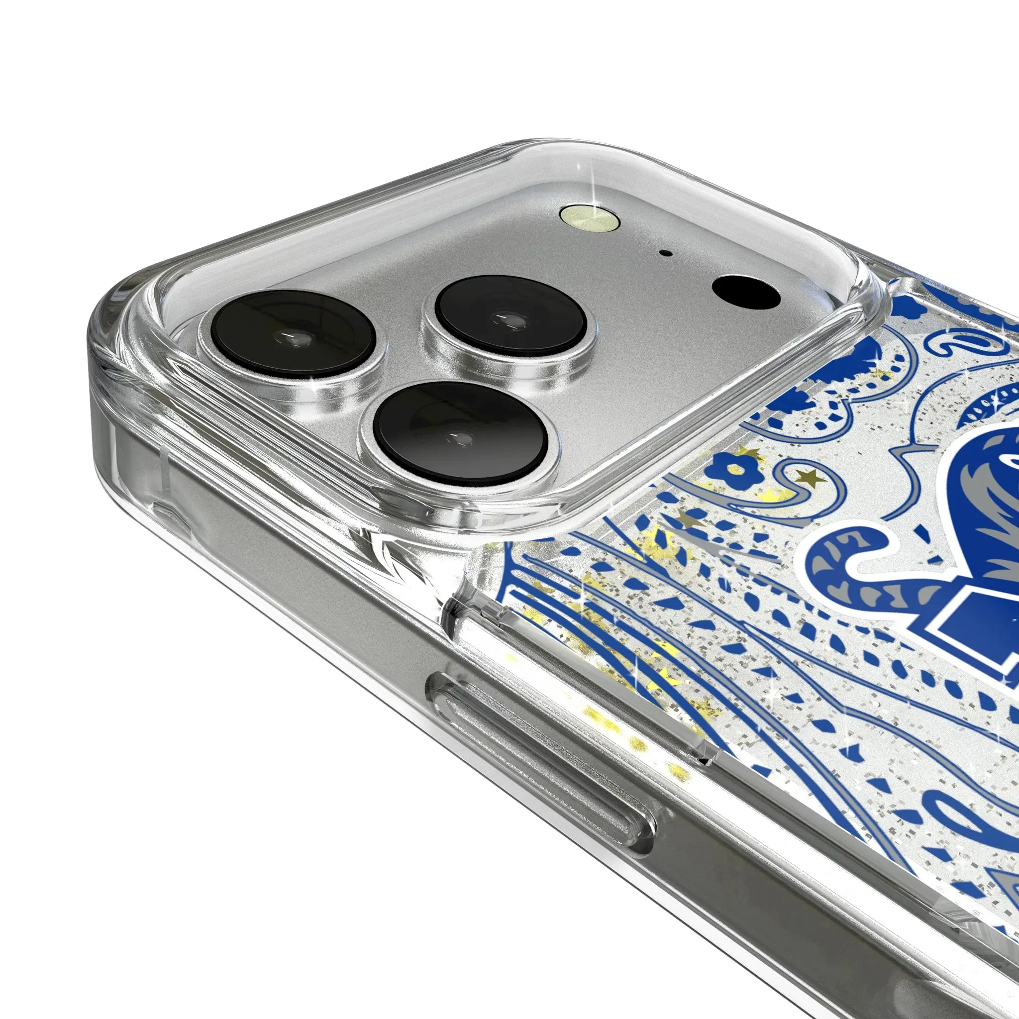 University of Memphis Tigers Paisley Glitter Phone Case