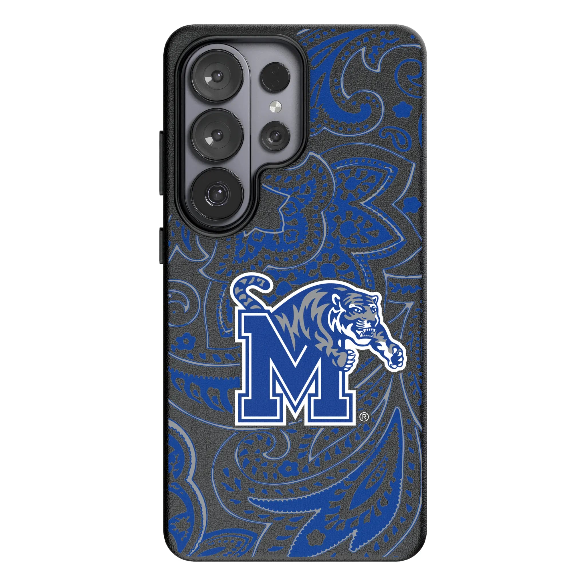 University of Memphis Tigers Paisley MagSafe Compatible Phone Case for Samsung Galaxy