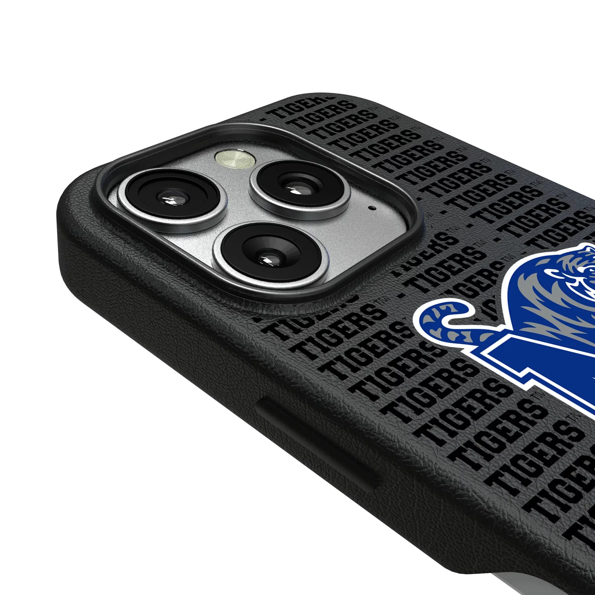 University of Memphis Tigers Text Backdrop MagSafe Compatible Phone Case for Apple iPhone