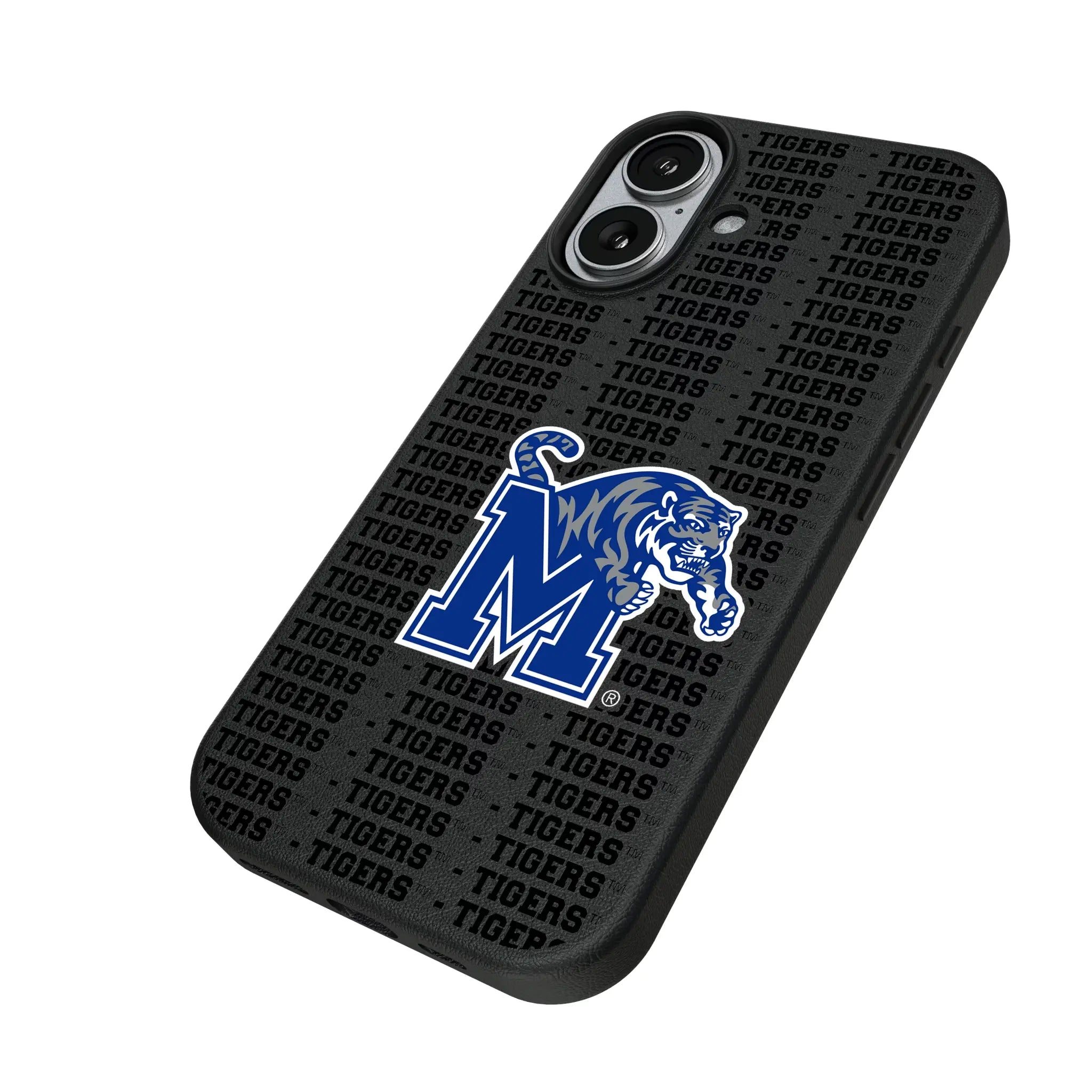 University of Memphis Tigers Text Backdrop MagSafe Compatible Phone Case for Apple iPhone