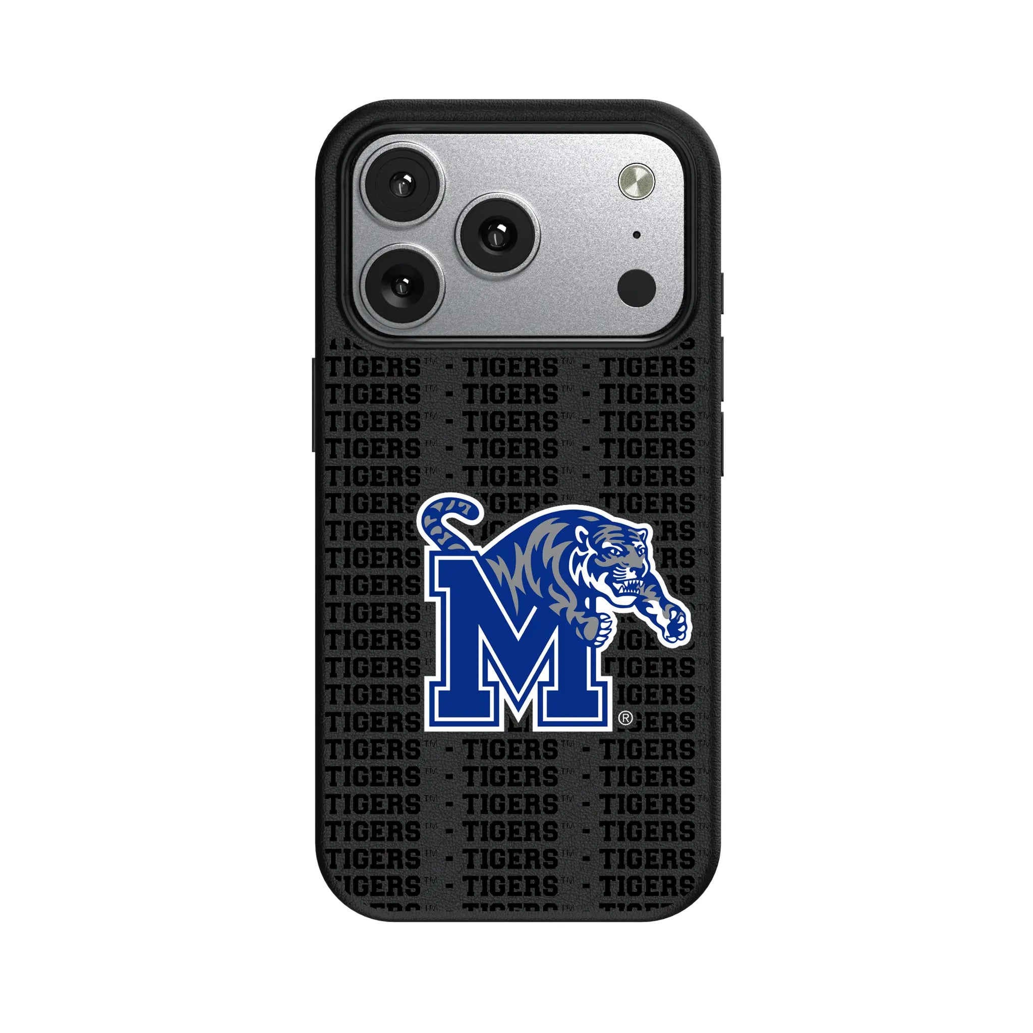 University of Memphis Tigers Text Backdrop MagSafe Compatible Phone Case for Apple iPhone