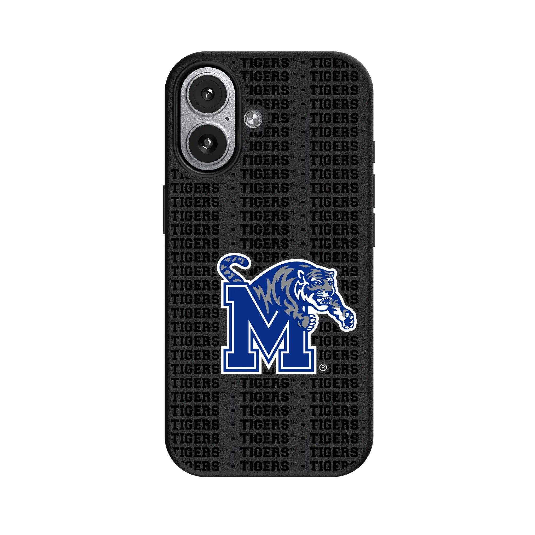 University of Memphis Tigers Text Backdrop MagSafe Compatible Phone Case for Apple iPhone