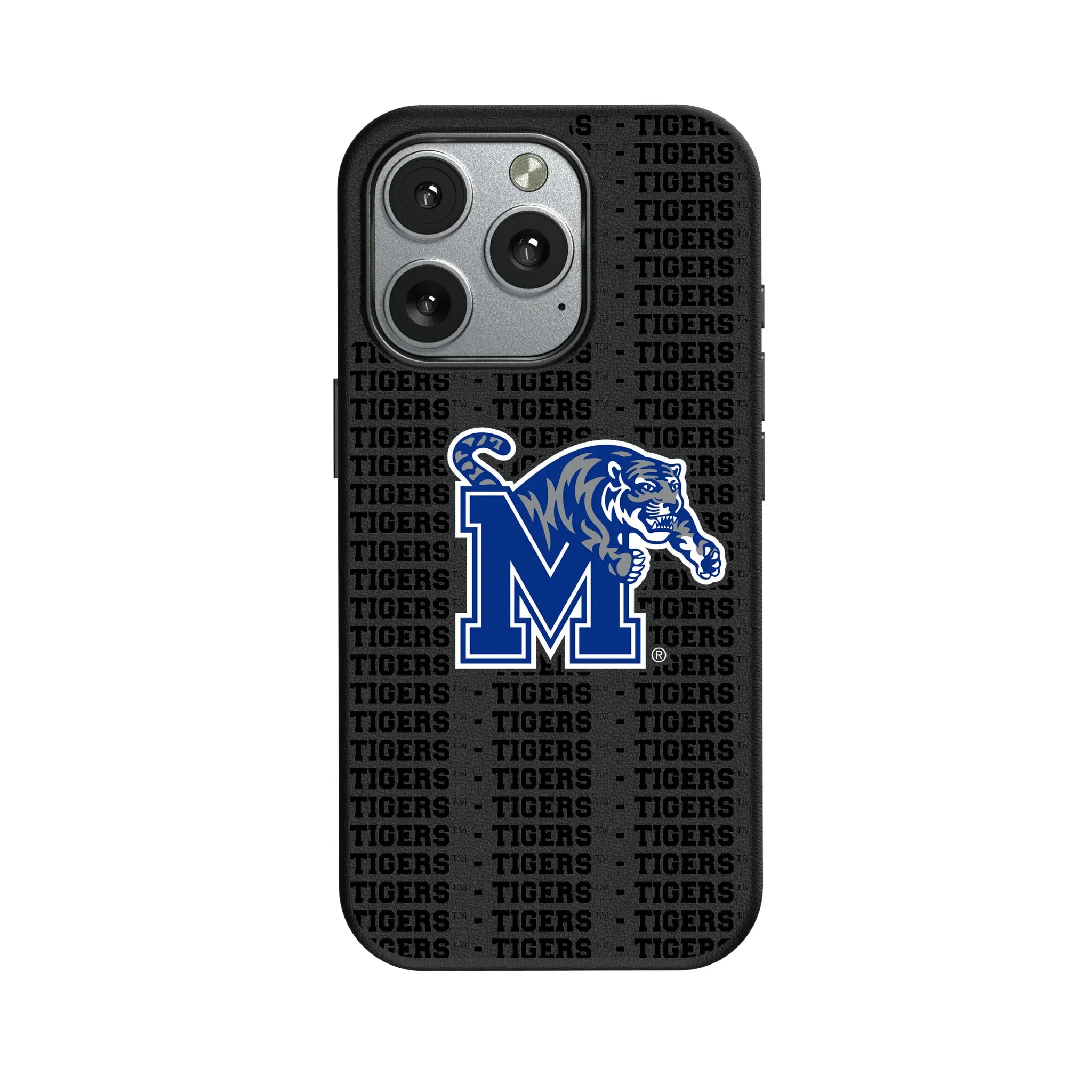 University of Memphis Tigers Text Backdrop MagSafe Compatible Phone Case for Apple iPhone
