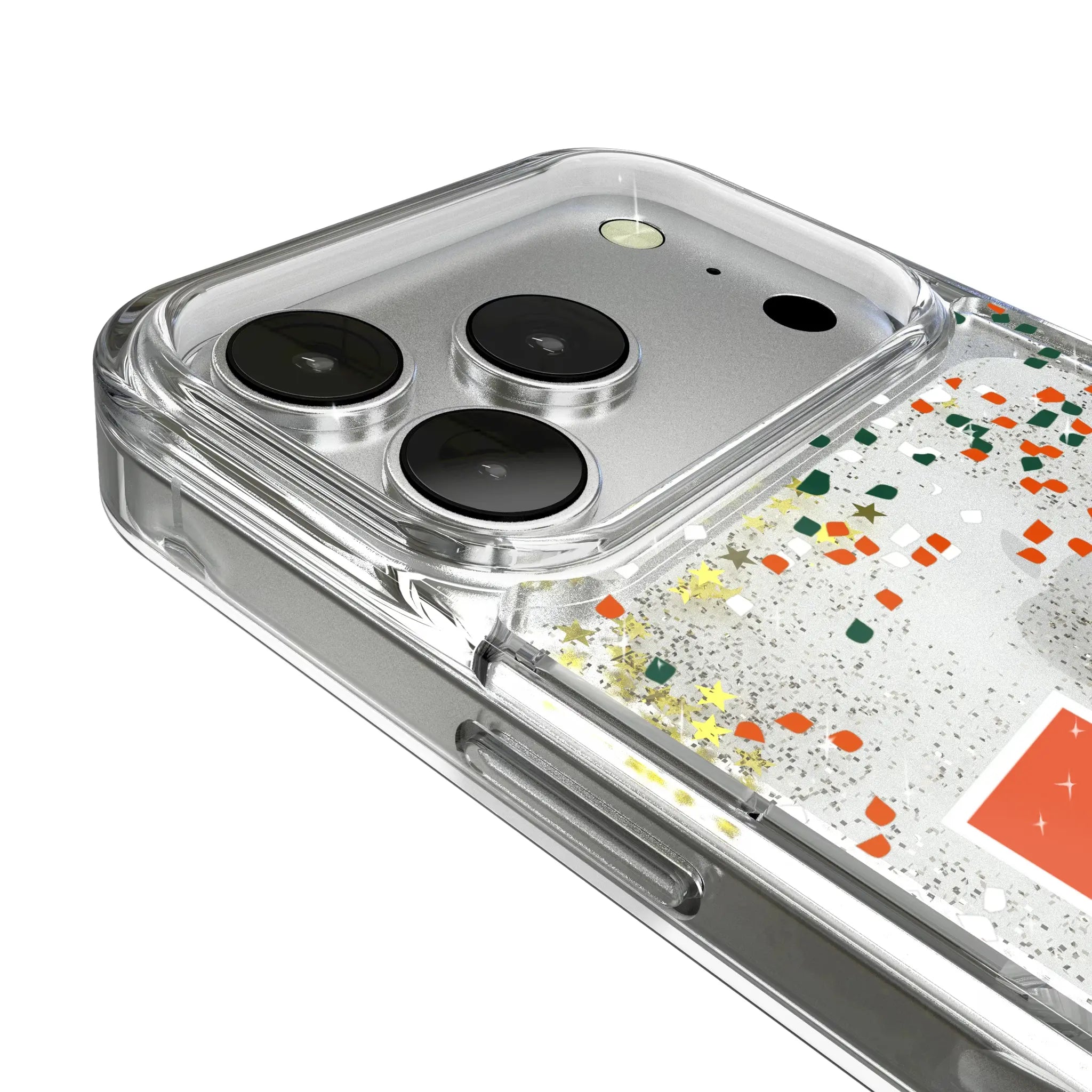 University of Miami Hurricanes Confetti Glitter Phone Case