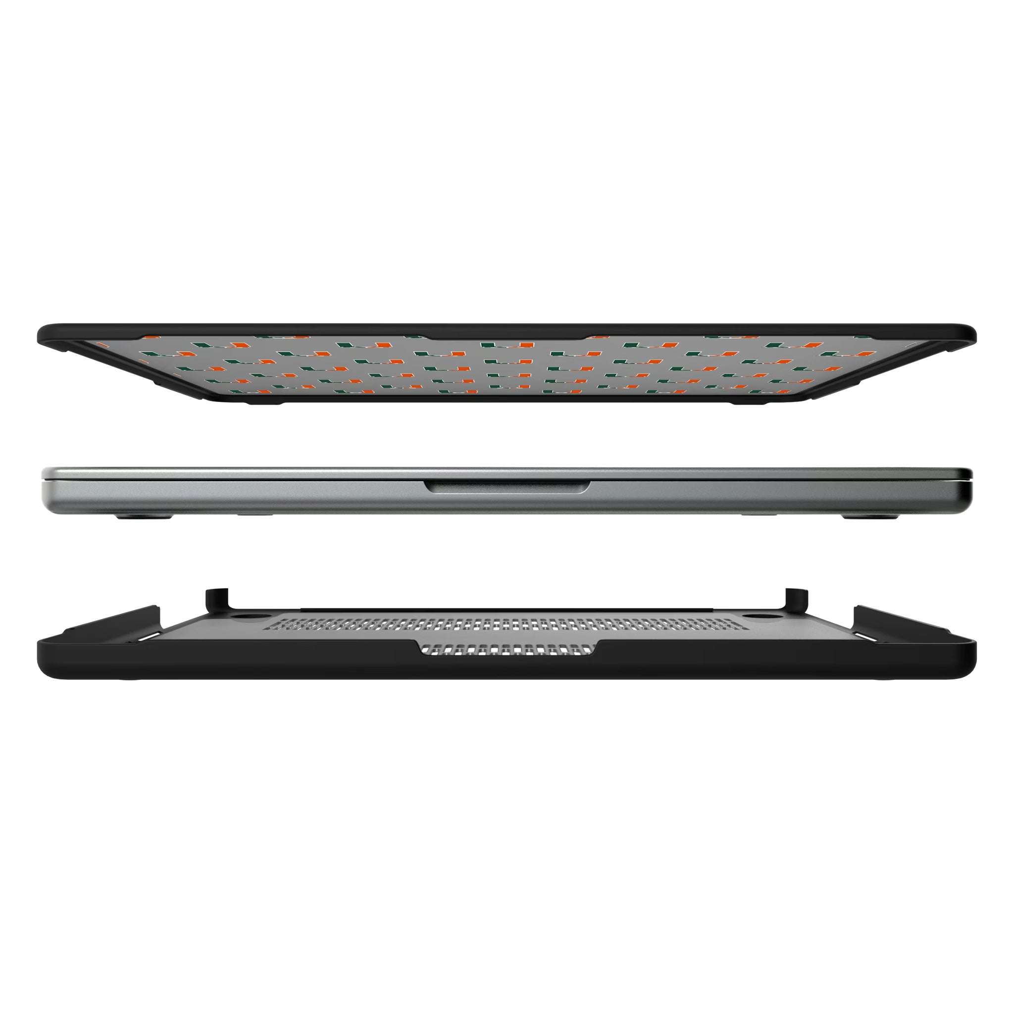 University of Miami Hurricanes Fashion Pattern Laptop Case for Apple MacBook