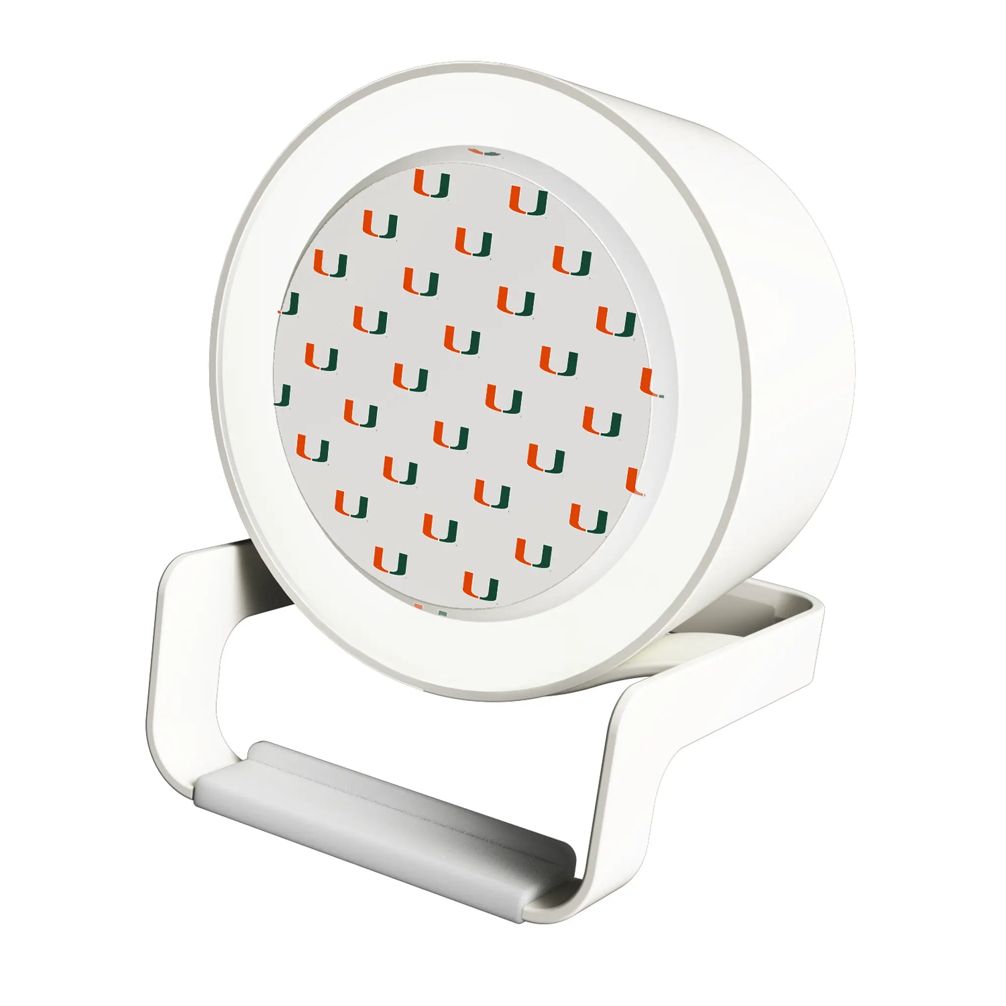 University of Miami Hurricanes Fashion Pattern Night Light Charger and Bluetooth Speaker