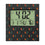 University of Miami Hurricanes Fashion Pattern Wall Clock