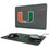University of Miami Hurricanes Linen 15-Watt Wireless Charger and Mouse Pad