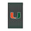 University of Miami Hurricanes Linen 5000mAh Flat Powerbank