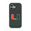 University of Miami Hurricanes Linen Bump Phone Case