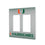 University of Miami Hurricanes Linen Hidden-Screw Light Switch Plate