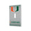 University of Miami Hurricanes Linen Hidden-Screw Light Switch Plate
