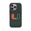 University of Miami Hurricanes Linen MagSafe Compatible Phone Case for Apple iPhone