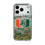 University of Miami Hurricanes Paisley Glitter Phone Case