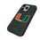 University of Miami Hurricanes Paisley MagSafe Compatible Phone Case for Apple iPhone